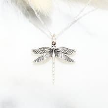 【Angel & Me】展翅高飛 蜻蜓 s925純銀項鍊 生日禮物 情人節送禮
