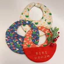 【快速出貨】龍年大發紅色-寶寶的第一份過年禮物-幸福圍兜