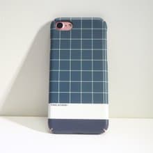 可刻字 | 簡約綠色格子拚色 Phone case 訂製原創手機殼硬殼