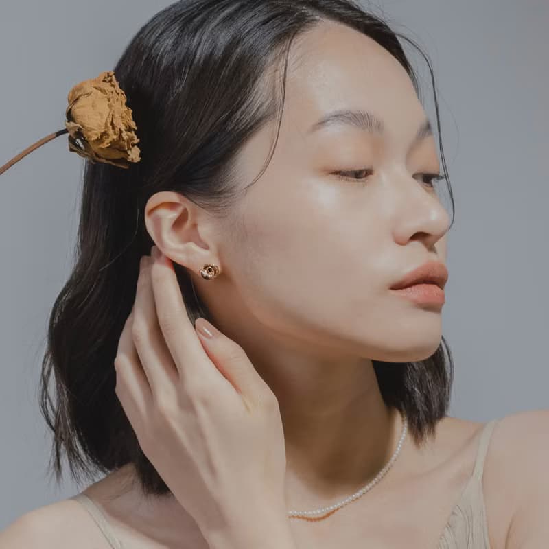 Roses 玫瑰耳飾 三色