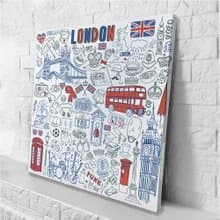 【日本 VisualSonic】藍牙畫布音箱- London
