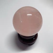 CrystalCorner隅石丨馬達加斯加粉水晶球丨淨化丨療癒水晶法寶