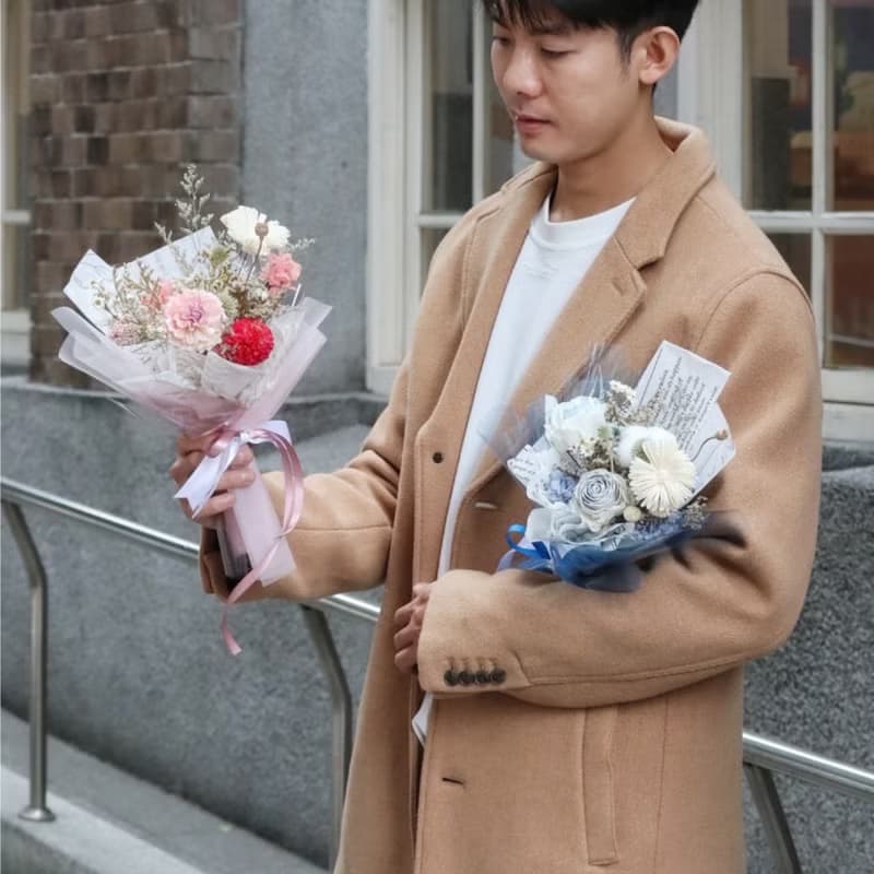 小資款永生花花束 | 二色選擇 紀念日 情人節禮物 生日禮物