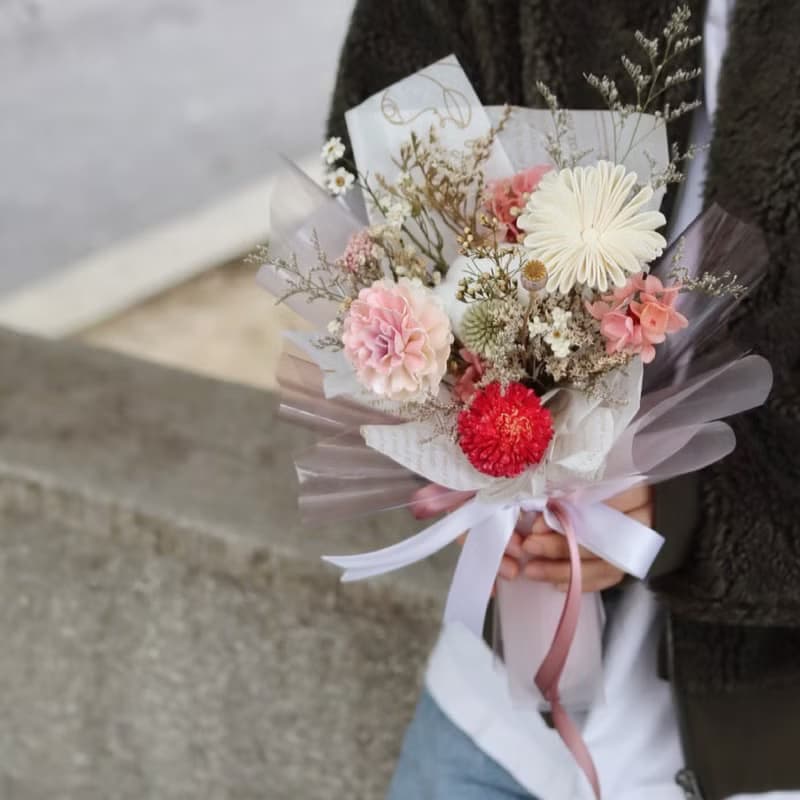 小資款永生花花束 | 二色選擇 紀念日 情人節禮物 生日禮物