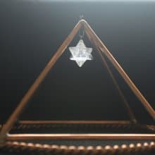 Copper PYRAMID | Solid Copper Pyramid With Tensor ring | Home Harmonizer | Sacre