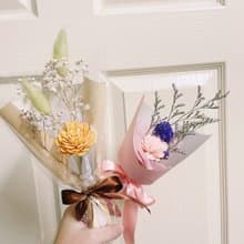 主花顏色自由選  乾燥花花束 9色可選  母親節 情人節