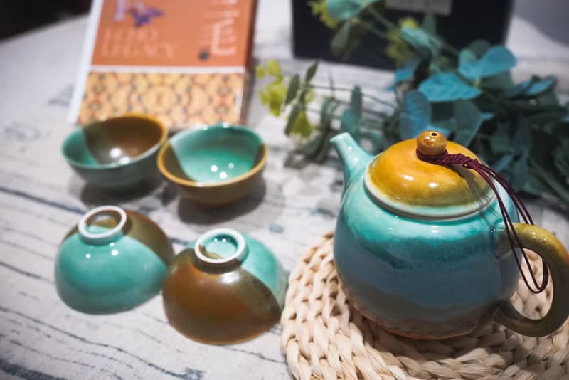 茶壺杯組(一壺四杯)・三毛撒哈拉系列/送禮包裝/小卡代寫