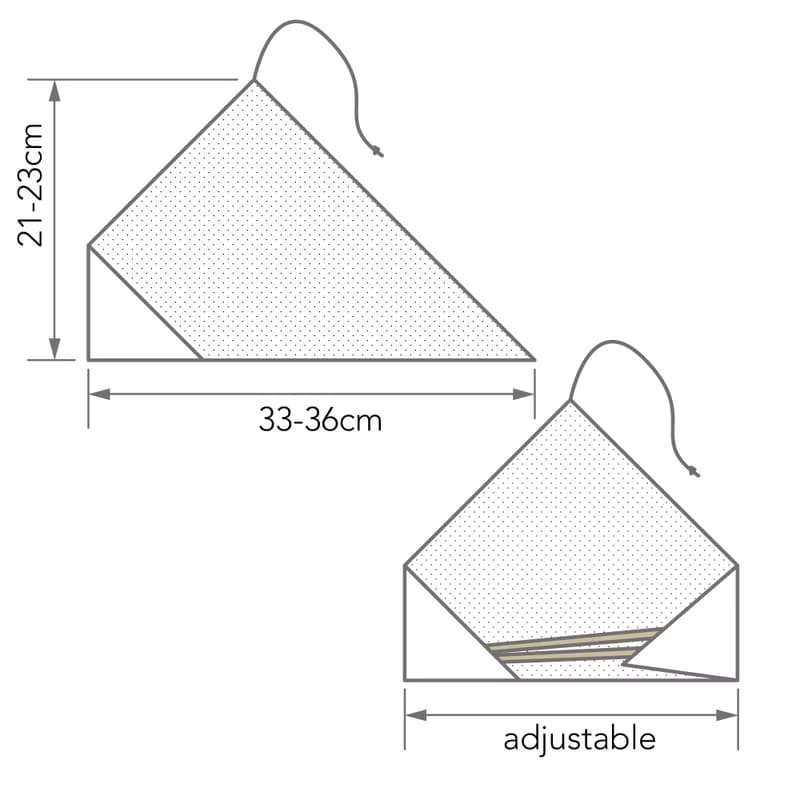 【1点もの】着物地ので作る箸袋・カトラリーホルダー -ウール着物地 紺に所々に赤の横糸 L