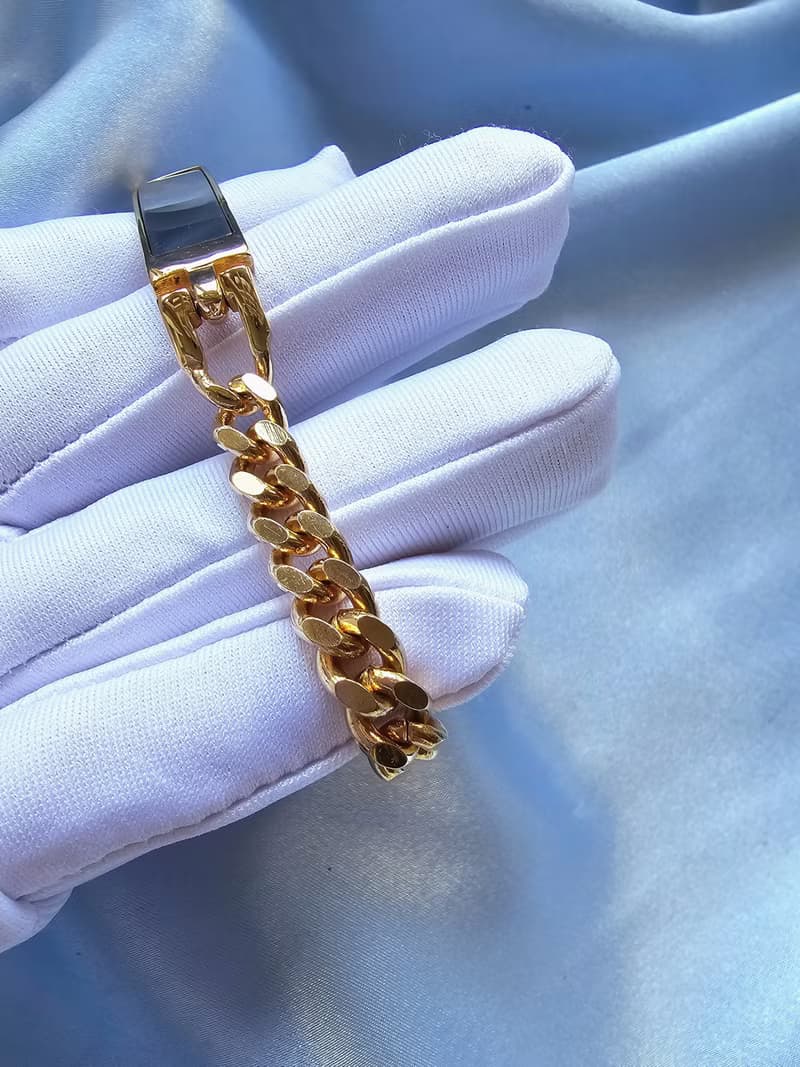 AVON一覑銀金絞鍊個性手鍊/復古首飾/vintage美國西洋古董飾品