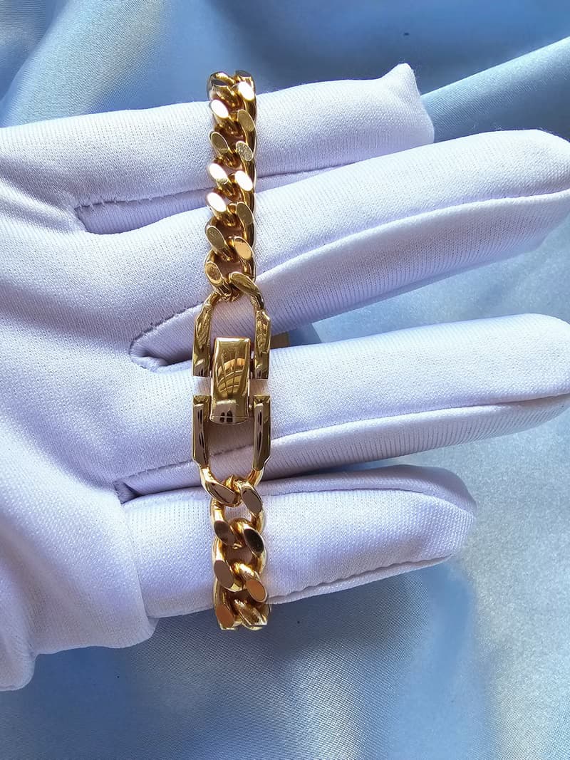 AVON一覑銀金絞鍊個性手鍊/復古首飾/vintage美國西洋古董飾品