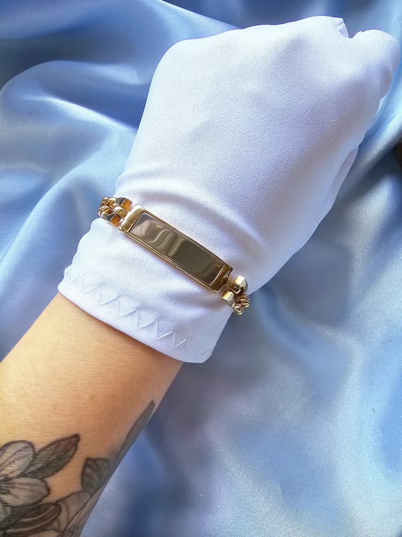 AVON一覑銀金絞鍊個性手鍊/復古首飾/vintage美國西洋古董飾品