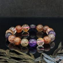 黑加侖超七 12mm 手鍊 ( Blackcurrant Super 7 12mm Bracelet )