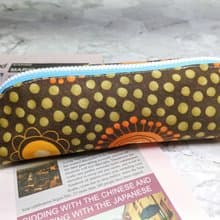 三角筆袋 鉛筆袋 餐具袋 暖陽