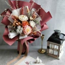 情人節節禮物 -永生玫瑰花束 韓式花束畢業畢業 老師禮物