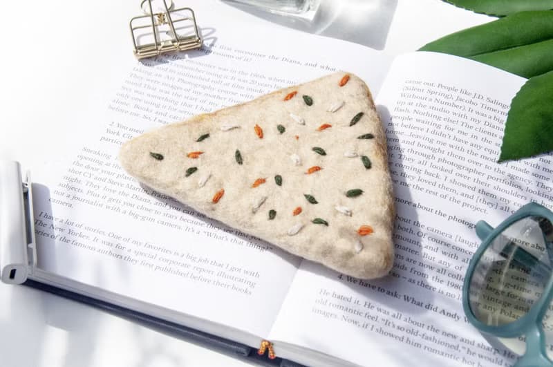 情人節禮物 聖誕交換禮物 森林系羊毛氈杯墊-咖哩烤餅 墨西哥烤餅