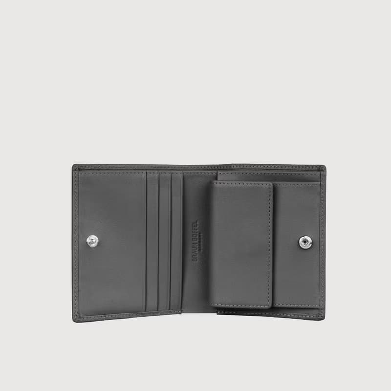 【免費升級送禮包裝】依雅娜 壓紋牛皮4卡兩折短夾多色/BF853-401