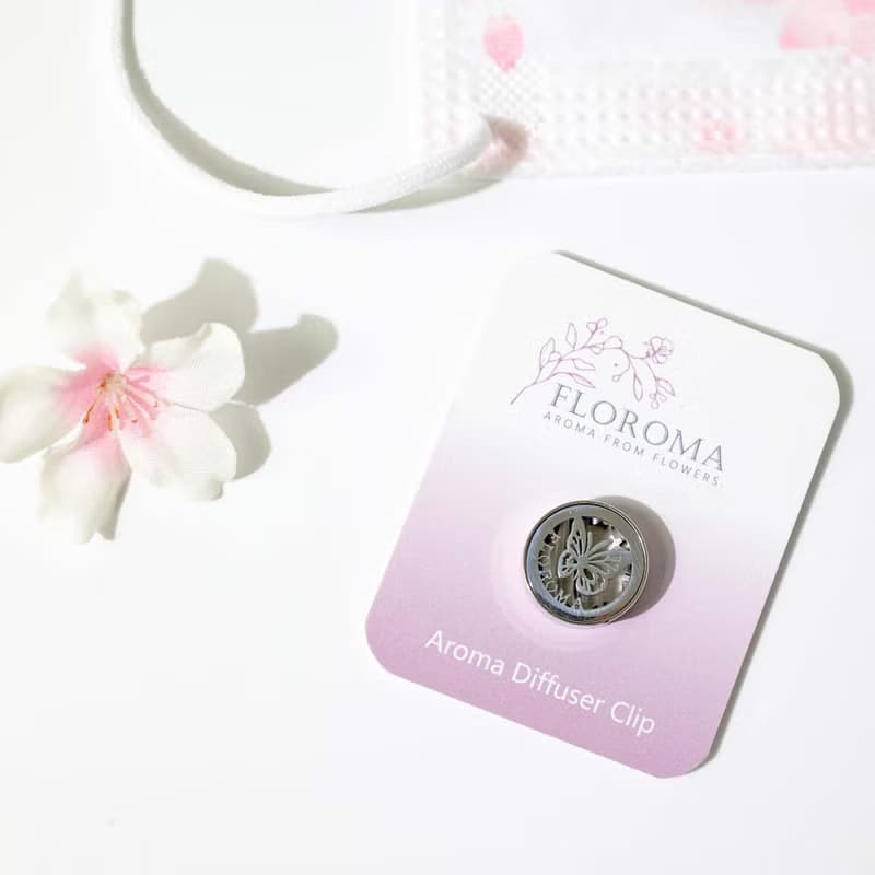 白蘭花香薰精油 + 口罩扣 Aroma Diffuser Clip Trial Set