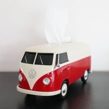【完美禮物】復古經典紅白雙色VW T1 車型收納盒