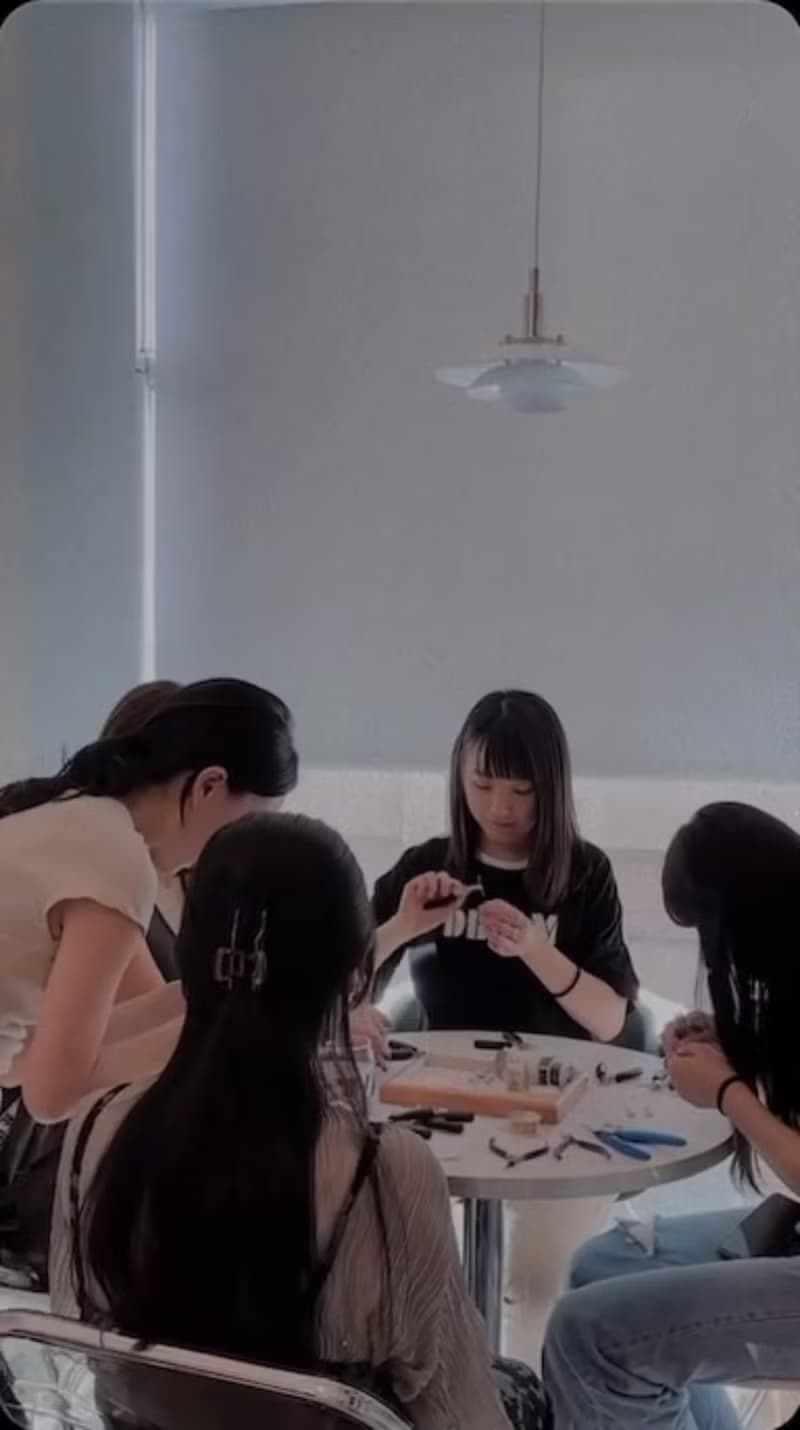 【體驗】【中山區 金屬線編織】琉璃天然石手鍊/ 寶石自選  / 1人成班