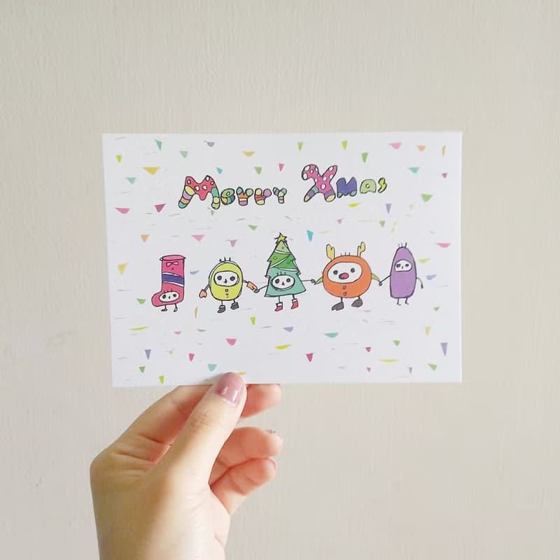 聖誕節 Merry Xmas 明信片