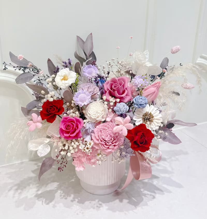 永生花花盆/開幕盆/賀禮/入宅/開店/生日/禮物