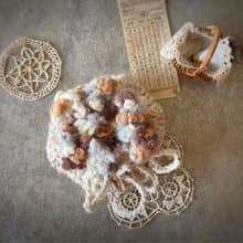 Knitting 生命之花束口袋 - 一束乾燥花