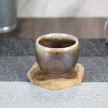 【送禮好物】100ml 天目釉 柴燒茶杯 鶯歌名家葉敏祥手工作品