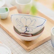 【喬遷禮物】手描花朵飯碗