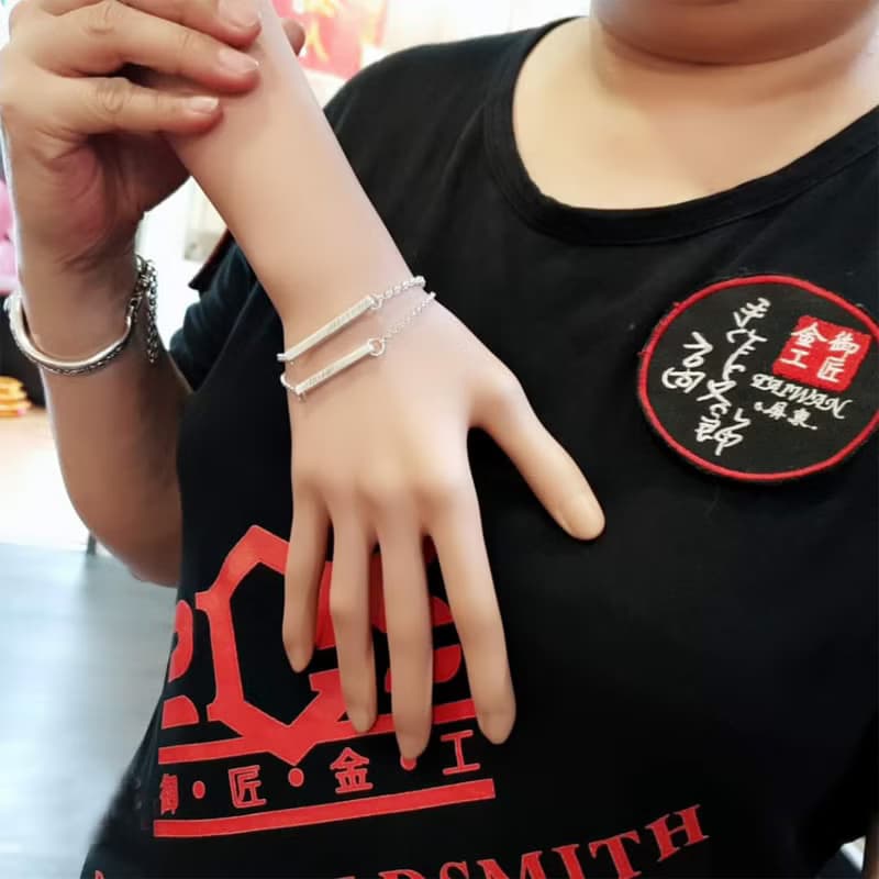 V23款(雙鍊套組)-做不出一樣的銀手環-情侶款925+999純銀手鍊