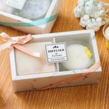 暖心呵護禮盒-乳液蠟燭與羊乳皂 生日/彌月/婚禮小物/姐妹禮