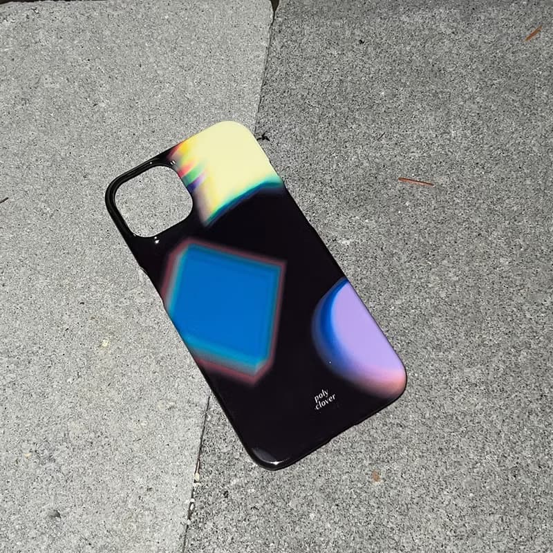 flash hard iPhone Case (black)