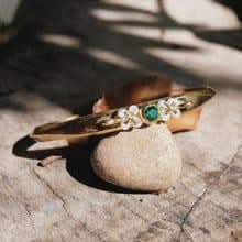 Faith信仰 祖母綠奧地利水鑽手環生日 禮物情人節