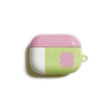 half clover hard AirPods Case (pink)