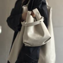 Usual Bag S Ivory_Cow Skin crossbody bag
