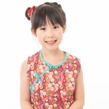 兒童旗袍 古風 無袖輕透款 繁花天香