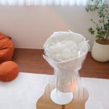 高級感白玫瑰花束 3朵頂級厄瓜多永生玫瑰