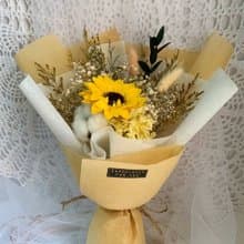 經典款香氛向日葵花束 畢業花束 乾燥花束 花束