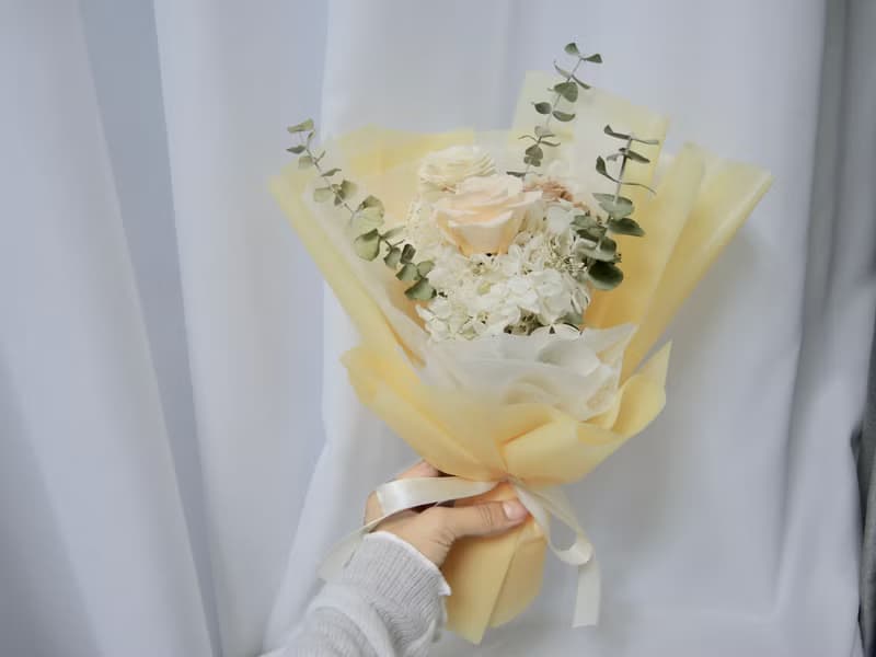 情人節花束 告白花束 情人節禮物 永生花 乾燥花
