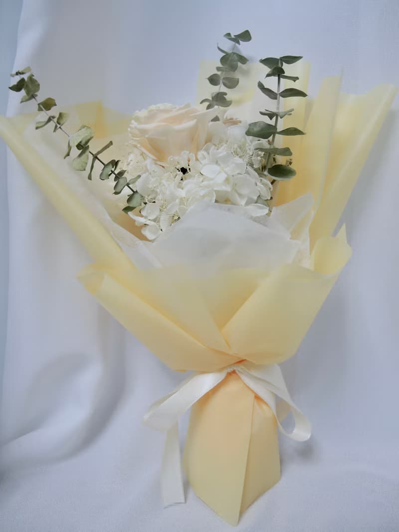 情人節花束 告白花束 情人節禮物 永生花 乾燥花