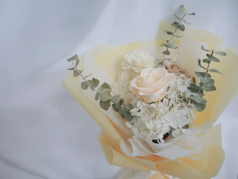 情人節花束 告白花束 情人節禮物 永生花 乾燥花