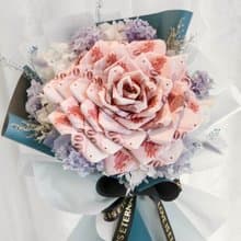綠色花束/鈔票花束/有錢花/紙鈔花束/錢花花束/生日花束/男友花束