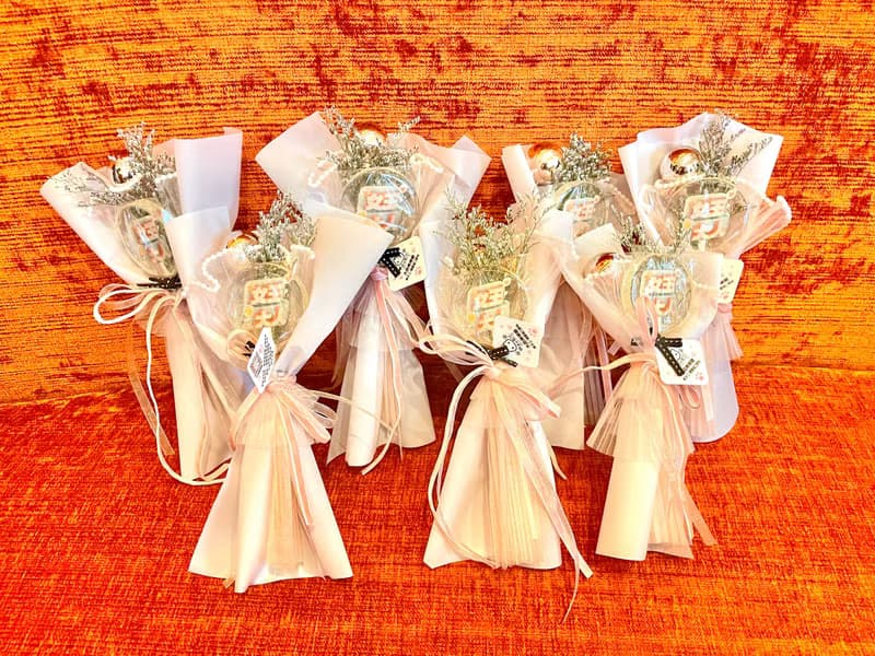 棒棒糖花束 單支 搭配乾燥花/永生花