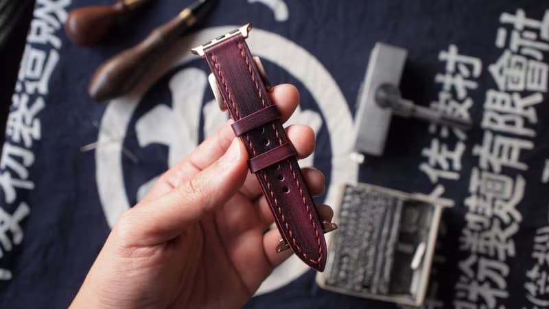 Apple Watch 皮革錶帶訂製