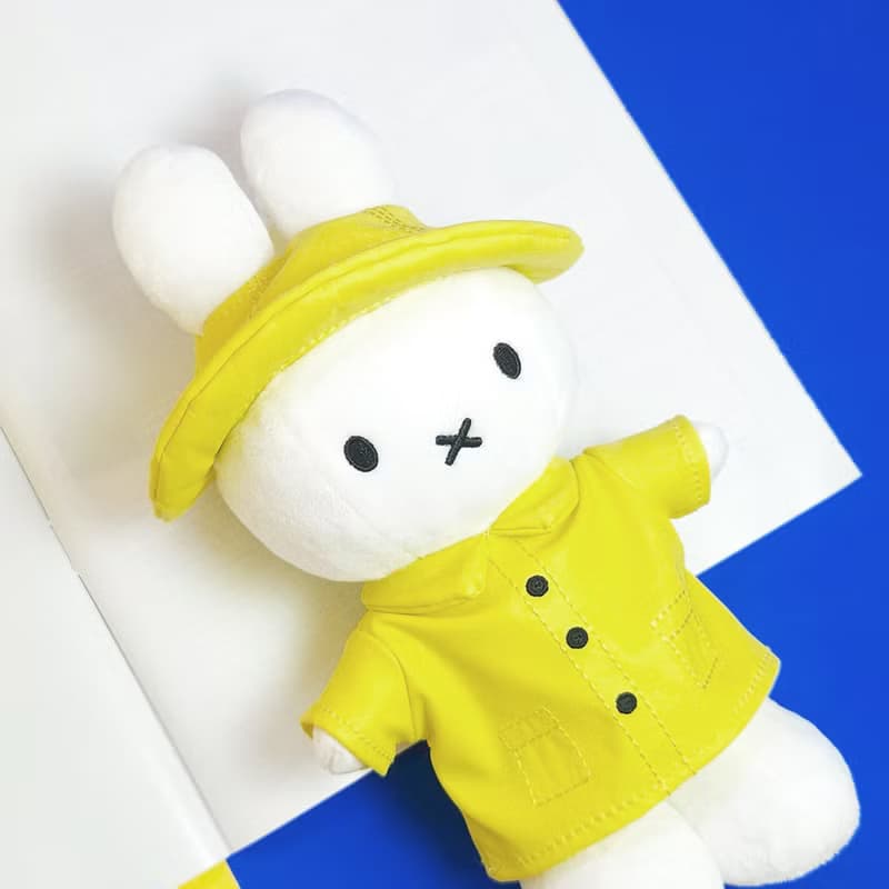 BON TON TOYS Miffy米菲兔填充玩偶-雨衣兔 24cm