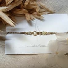 葡萄石 貝殼珠 極細疊戴手繩 水晶編織手環 蠟線抽繩可調節款