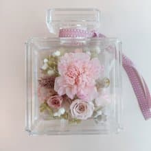 畢業花束禮物永生花康乃馨香水瓶 情人節生日工商企業贈品課程七