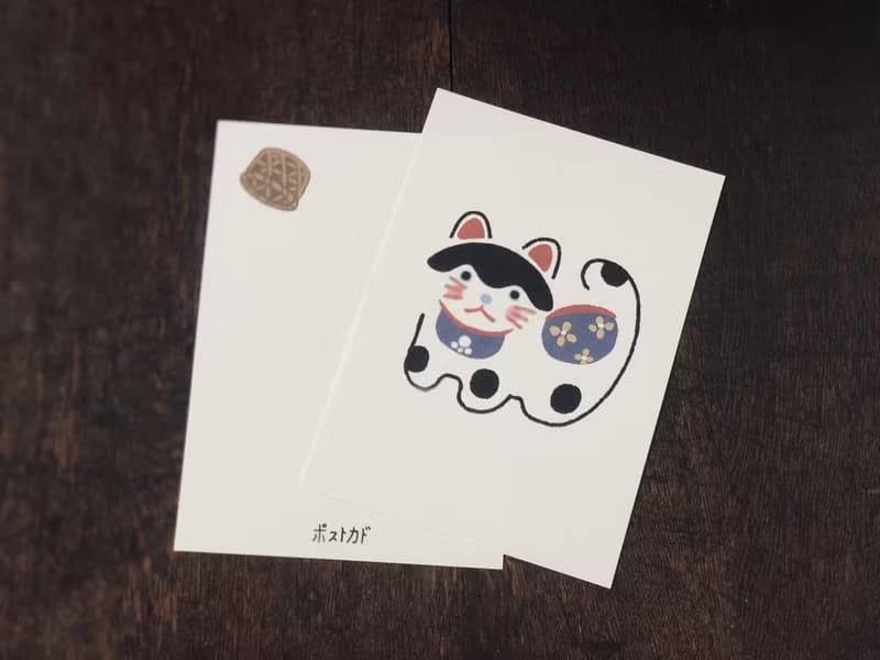 祈願明信片/代寫服務/招財貓/犬張子/達摩/風雨免朝