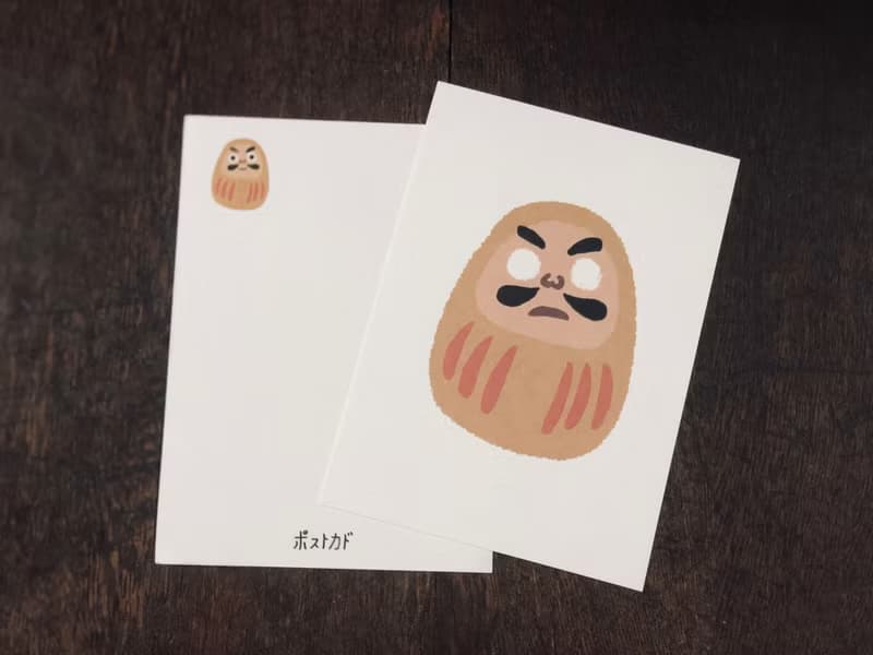 祈願明信片/代寫服務/招財貓/犬張子/達摩/風雨免朝