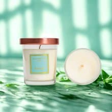〜MADE IN JAPAN〜四季アロマキャンドル【Summer】お米・大豆ワックス100%　安心安全　国産　プレゼント