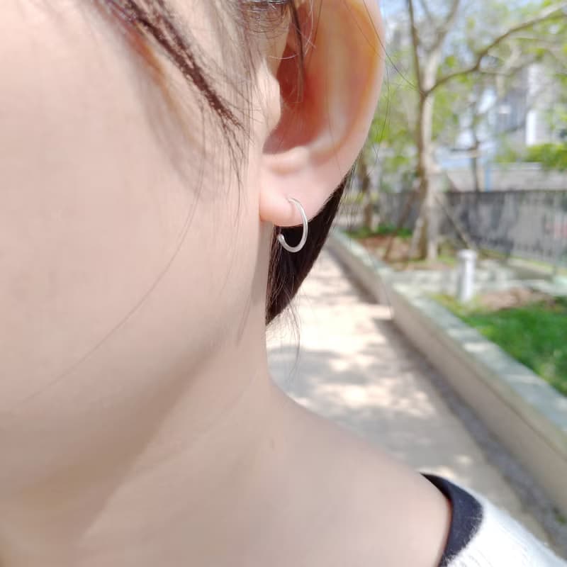 小人降落 | 2件式耳環 925純銀 垂墜耳環 情人禮物 生日禮物